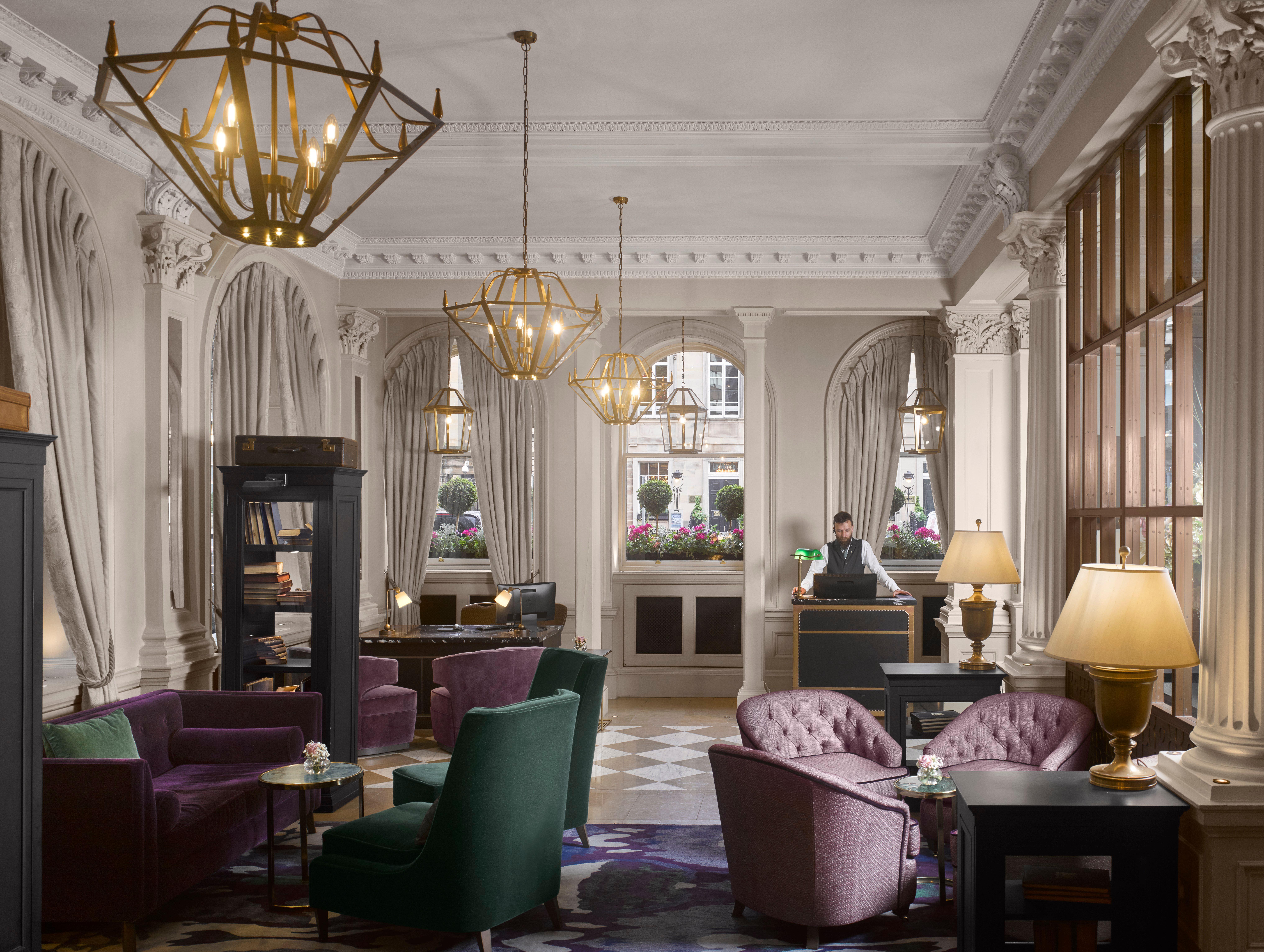 Intercontinental Edinburgh The George By Ihg Hotel Luaran gambar The hotel's lobby
