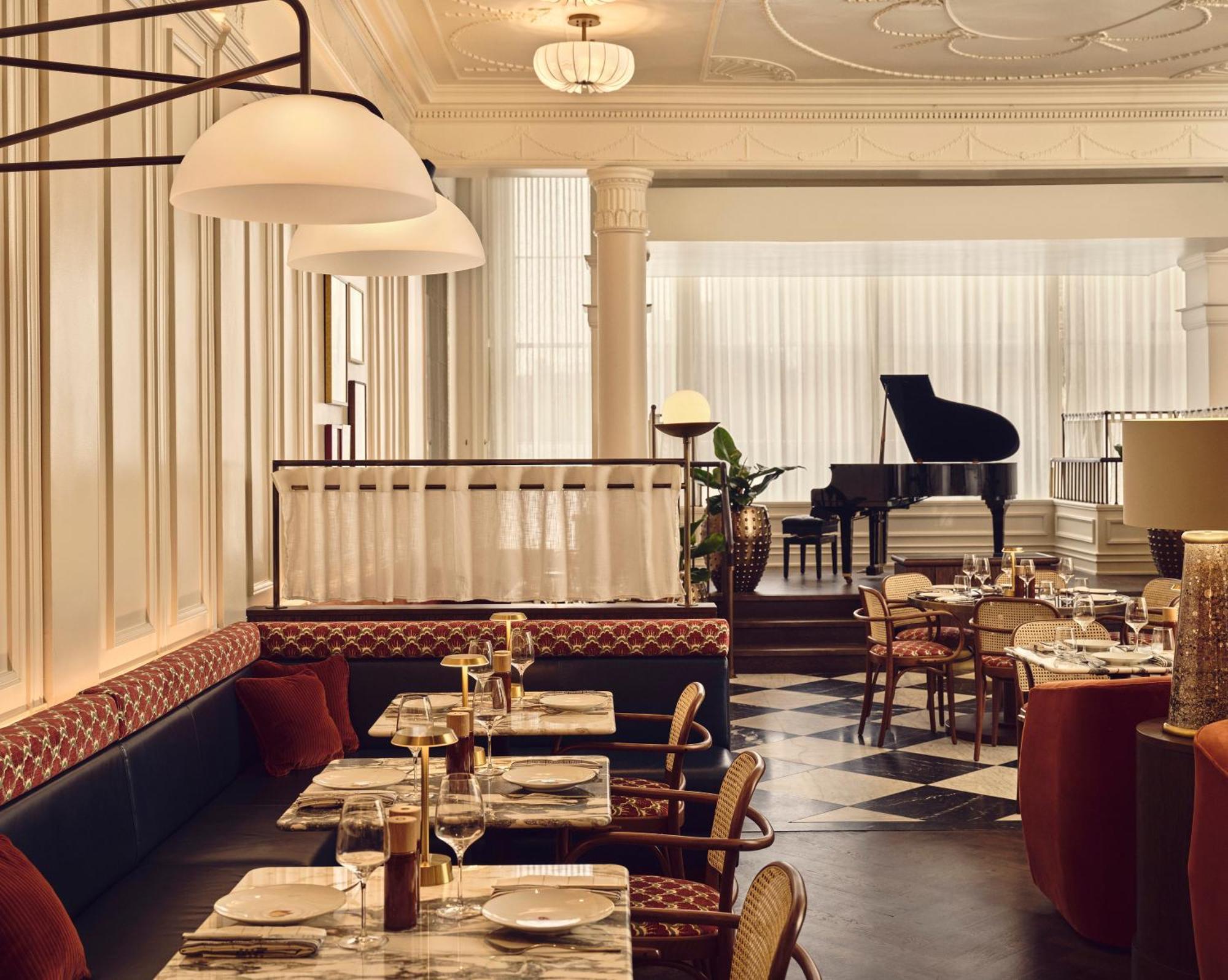 Intercontinental Edinburgh The George By Ihg Hotel Luaran gambar The restaurant's interior